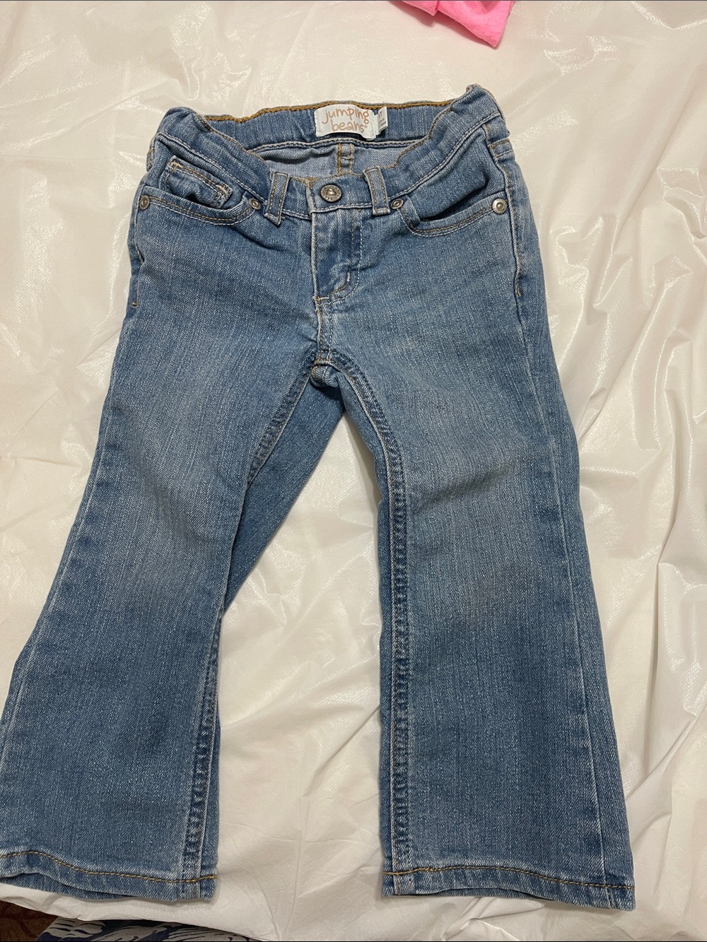 jumping beans girls medium blue bootcut jeans